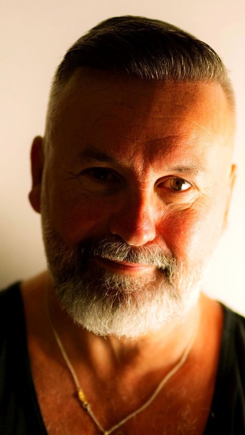 Close-up portrait of Paul Marshall